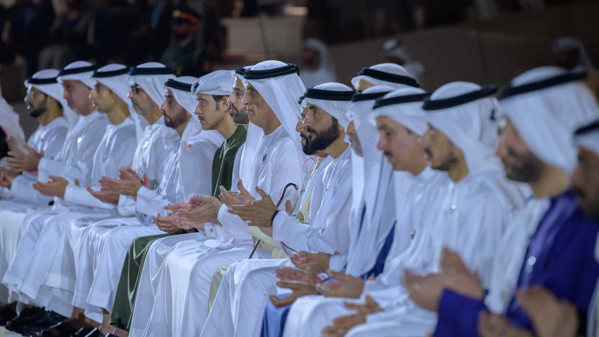 Image for the title: RAK Ruler, Sheikhs attend Commemoration Day ceremony 