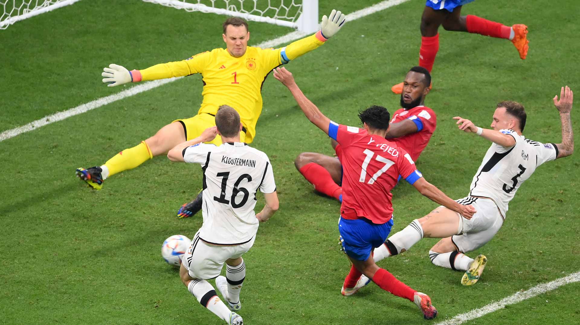 Image for the title: Germany fails to qualify as Japan tops Group E, Spain advances 