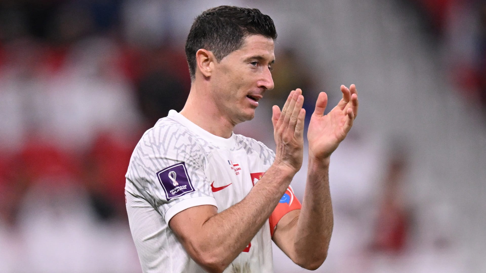 Image for the title: Lewandowski coy on Poland future after World Cup exit 