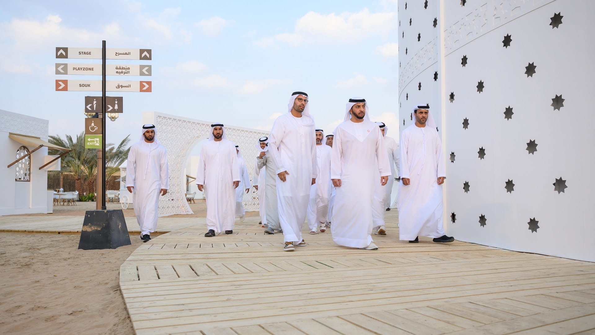 Image for the title: Hamdan bin Zayed visits 2022 edition of Liwa Int’l Festival 