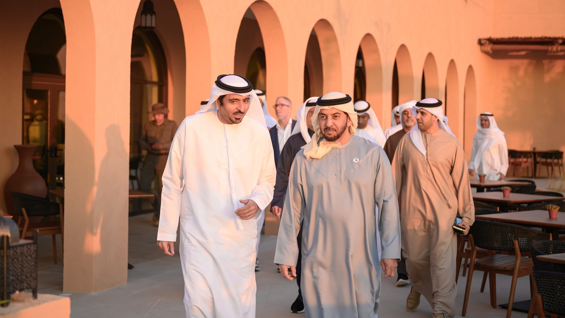 Image for the title: Hamdan bin Zayed inaugurates Bateen Liwa Resort 