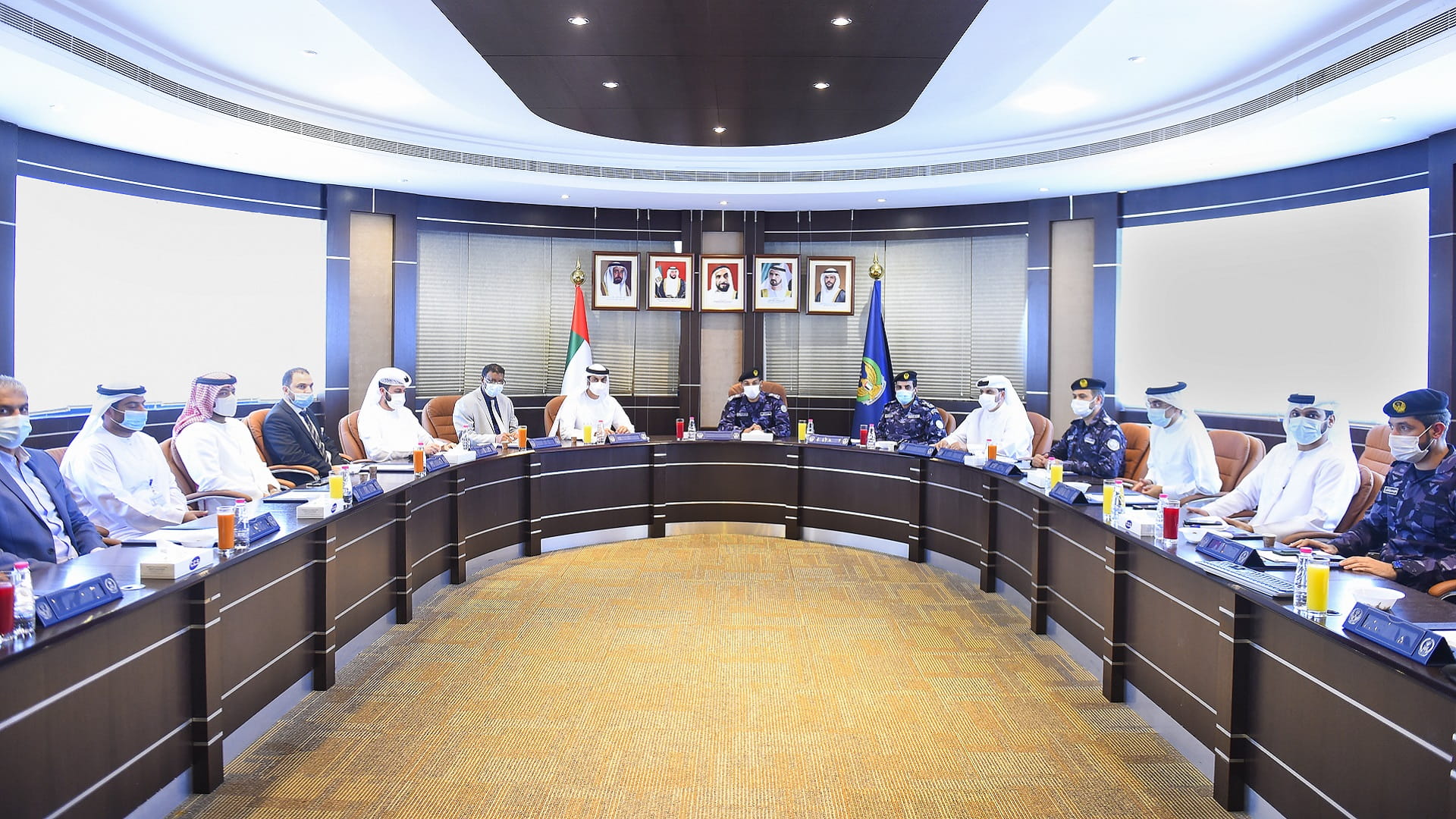 Image for the title: Sharjah Police and SEDD hold a coordination meeting 