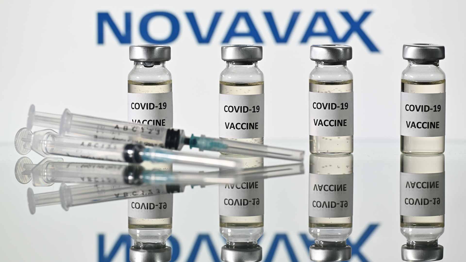 Image for the title: Britain approves Novavax COVID vaccine for adults 