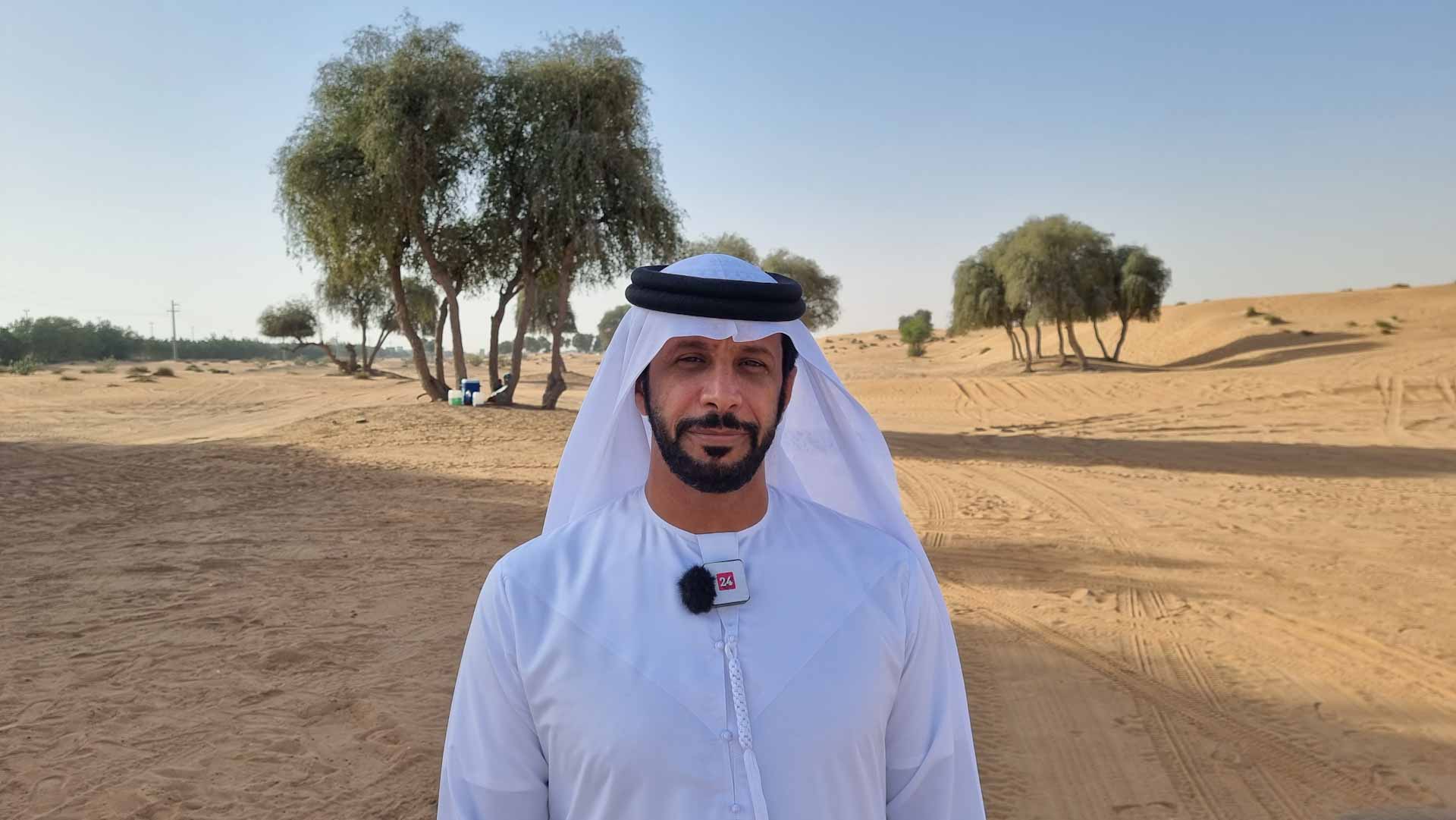 Image for the title: Abdullah bin Salumeh:"Al Ghaf Trees Pruning" aims to protect tress 