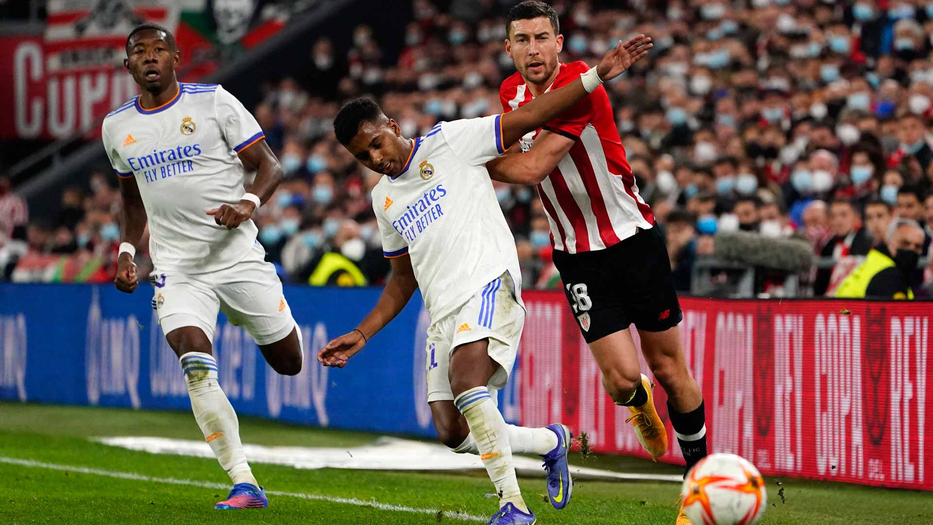 Image for the title: Real Madrid knocked out of Copa del Rey by giant killers Athletic 