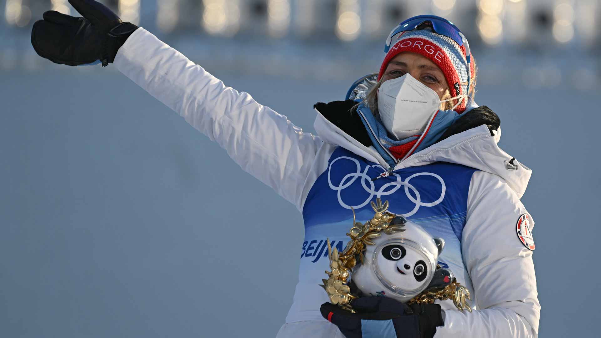 Image for the title: Norway's Johaug wins first gold medal of Beijing Winter Olympics 