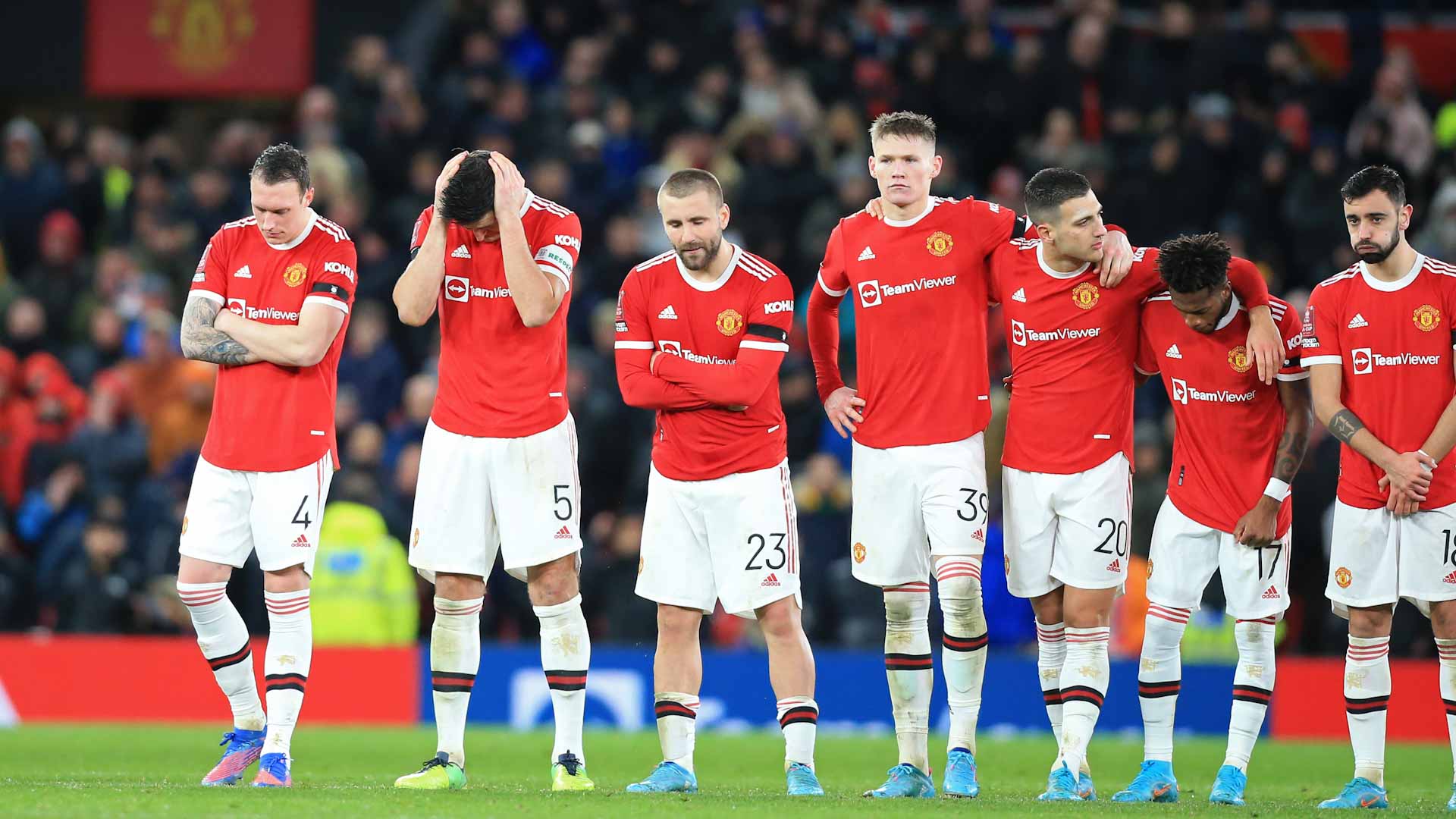صورة بعنوان: مانشستر يونايتد يودع كأس الاتحاد الإنجليزي لكرة القدم  