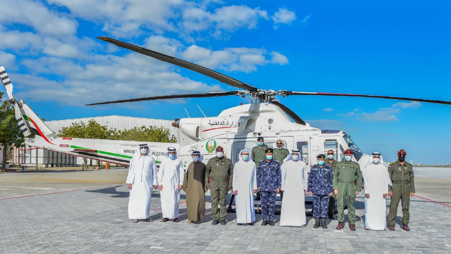 Image for the title: SP, Sharjah Municipality conduct aerial inspection tour 