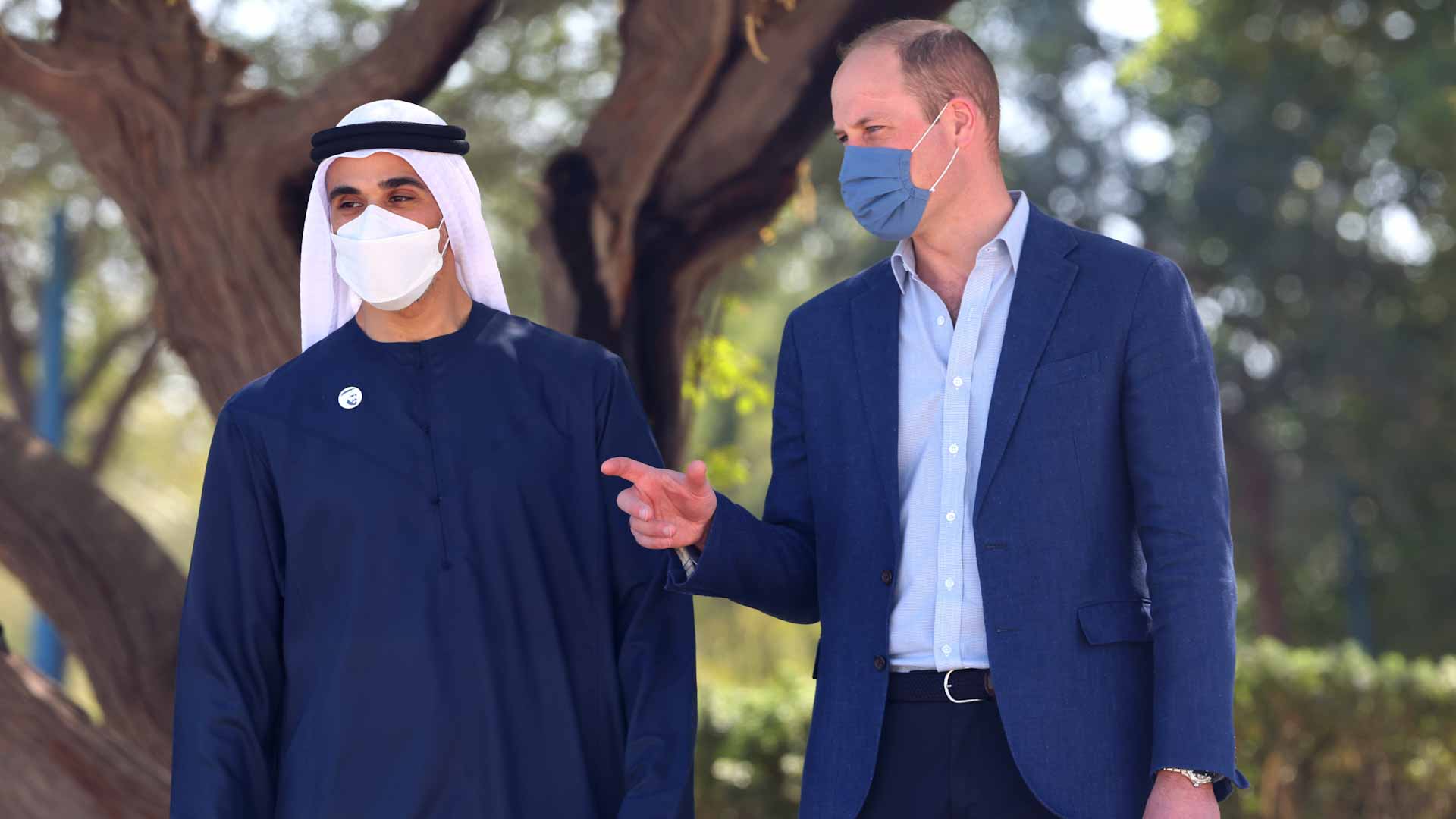 Image for the title: Khaled bin Mohamed , Prince William discuss sustainability agenda 