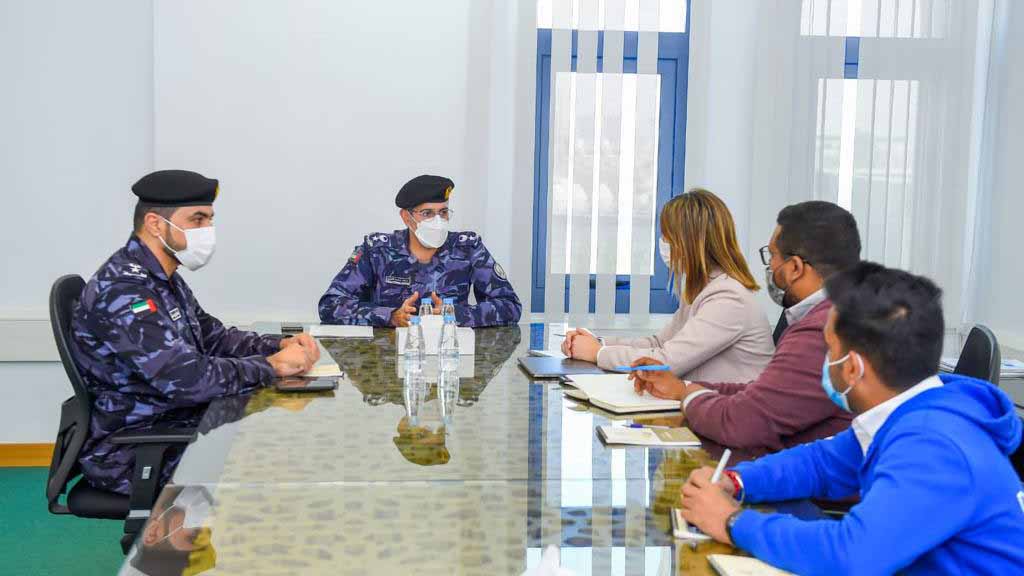 Image for the title: Sharjah Police holds a coordination meeting with Talabat 