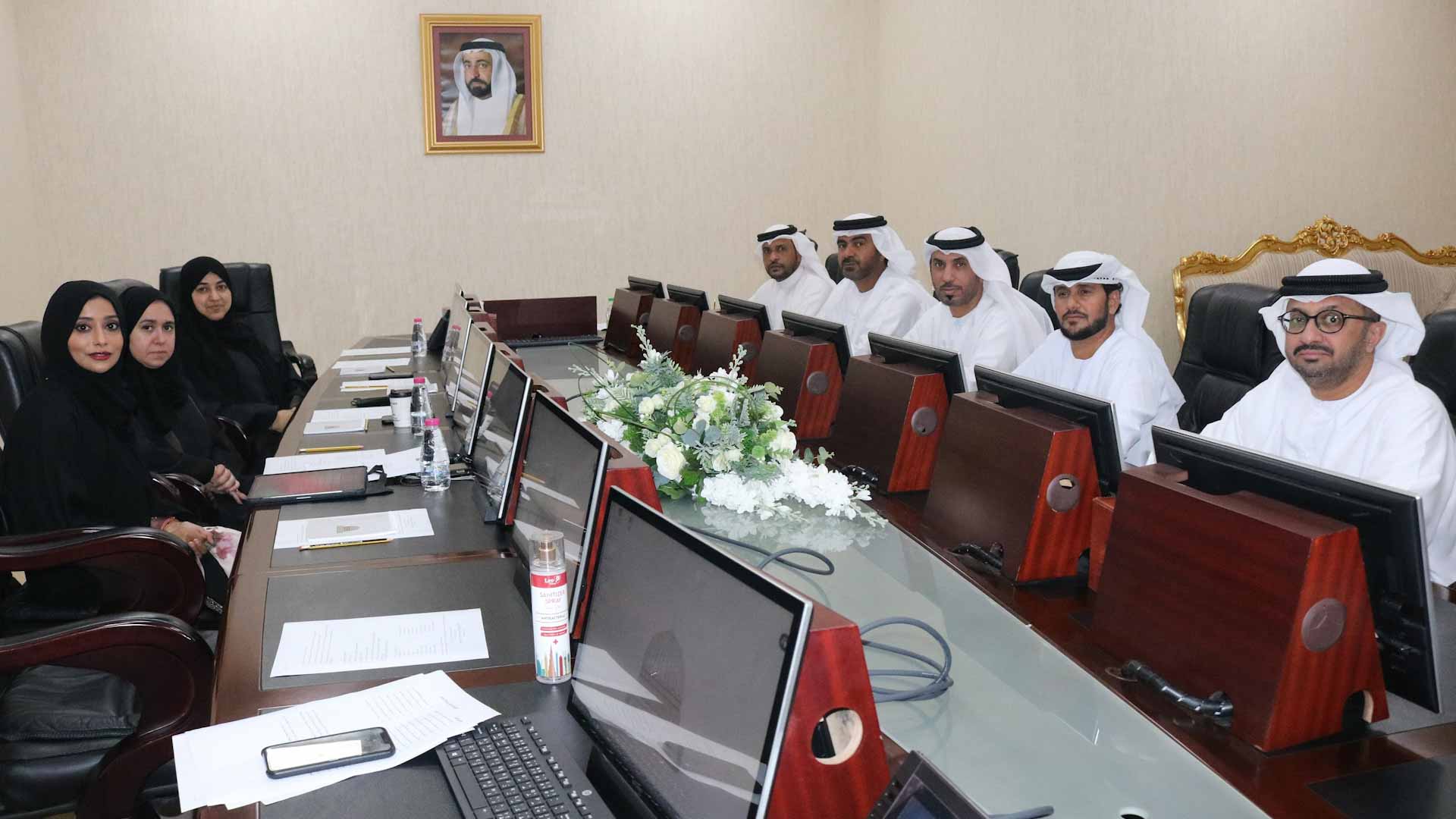 Image for the title: SCC Committee discusses Sharjah Sports Council policy 