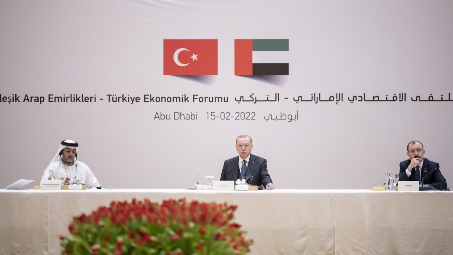 Image for the title: Turkish President meets representatives of key Emirati companies 