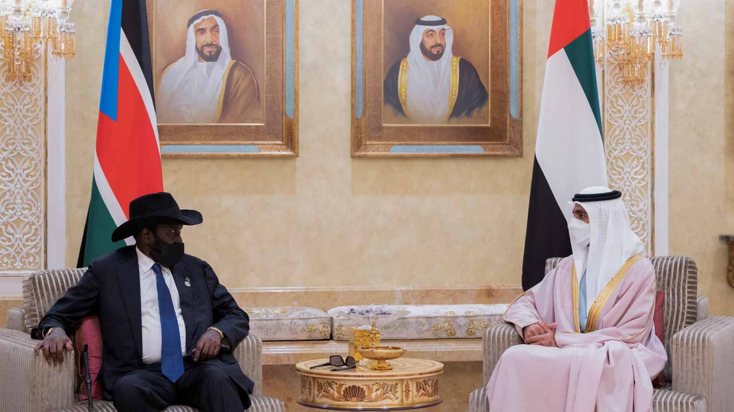 Image for the title: South Sudan President arrives in UAE 