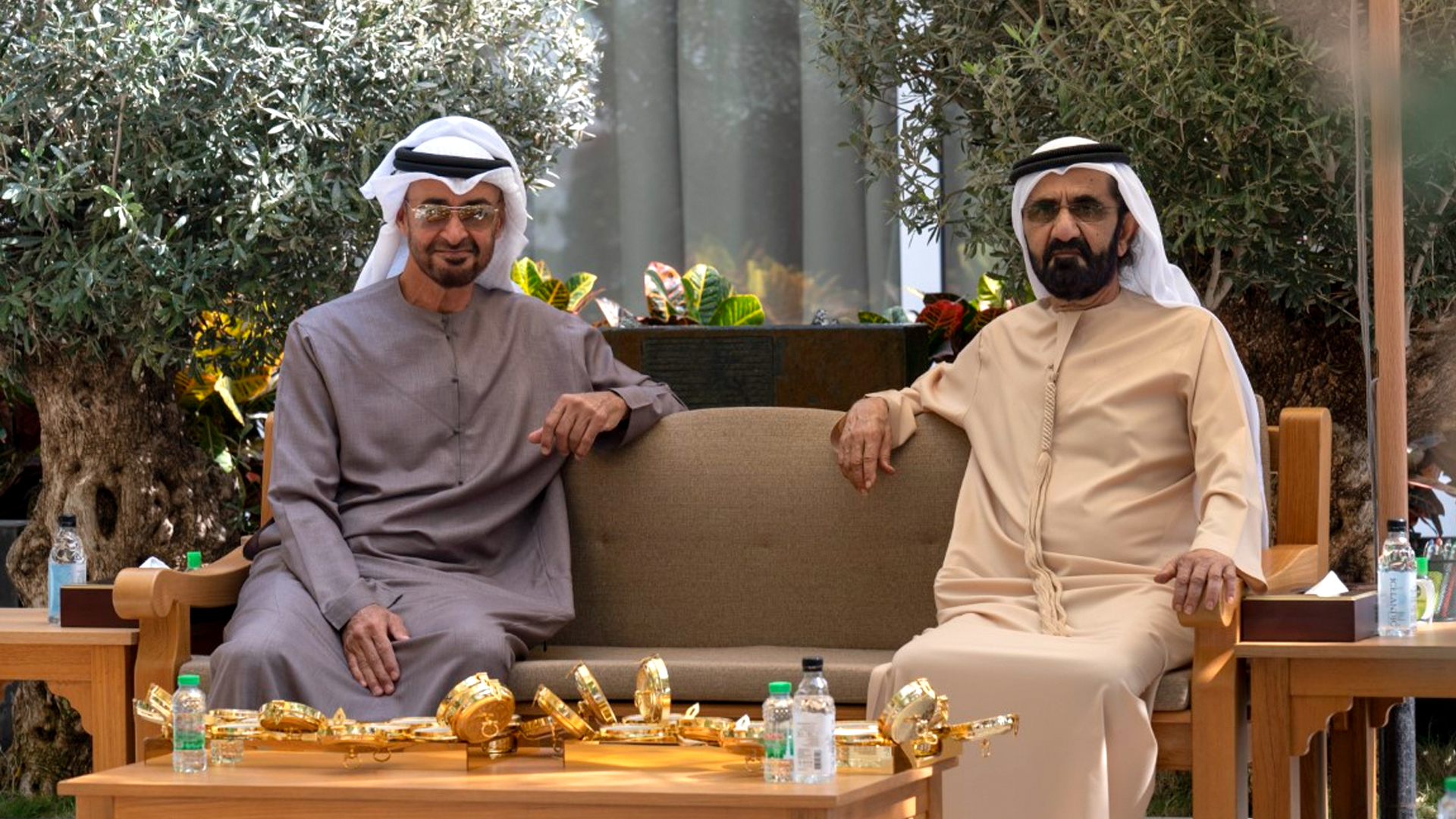 Image for the title: Mohammed bin Rashid, Mohamed bin Zayed discuss UAE’s future plans 