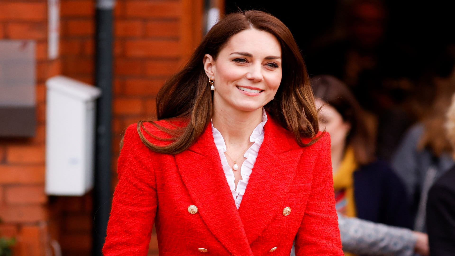 Image for the title: Duchess Kate makes rare solo visit to Denmark 