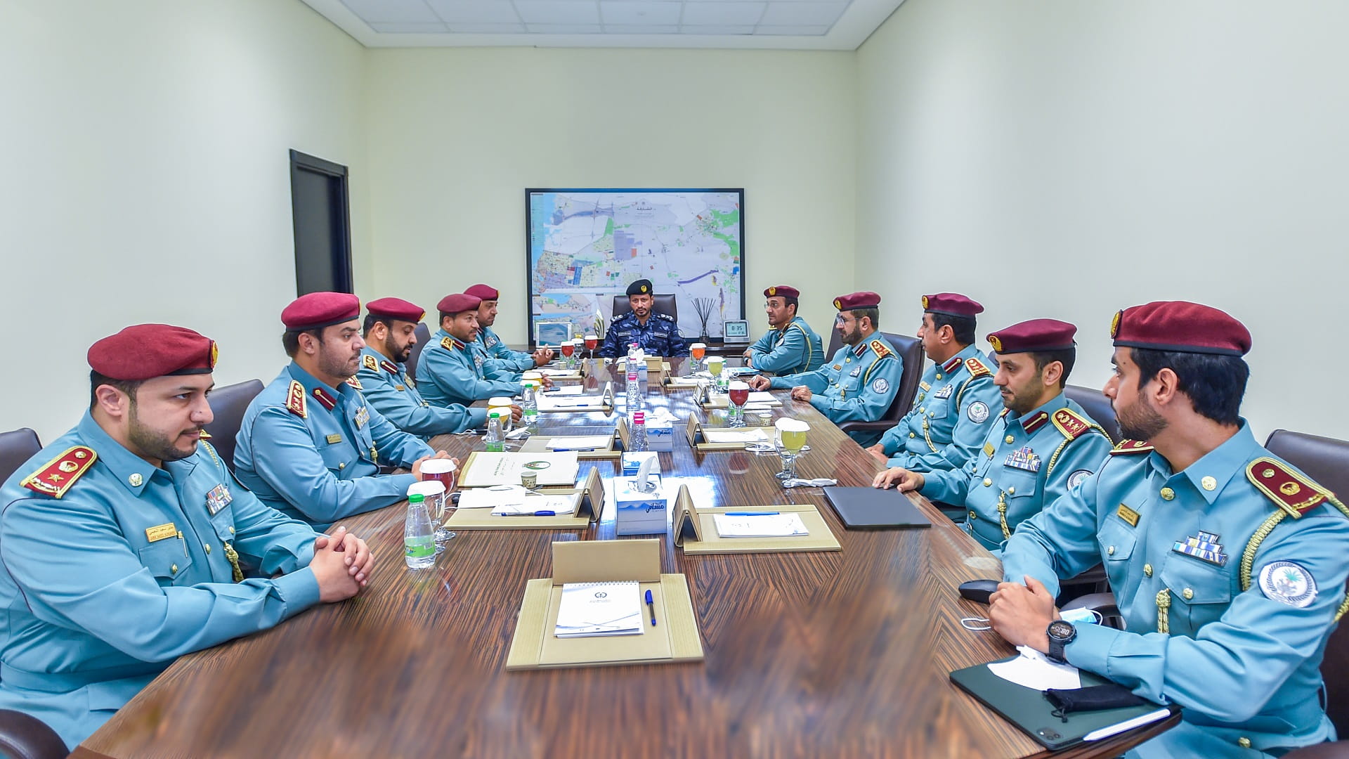 Image for the title: Al Shamsi chairs 2nd meeting of SP's Higher Command Committee 2022 