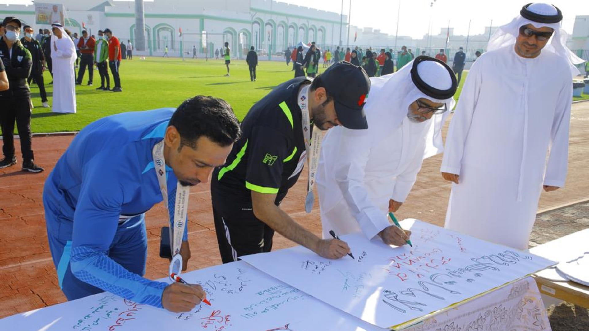 Image for the title: Dibba Al Hisn Sports Club celebrates Int'l Mother Language Day  