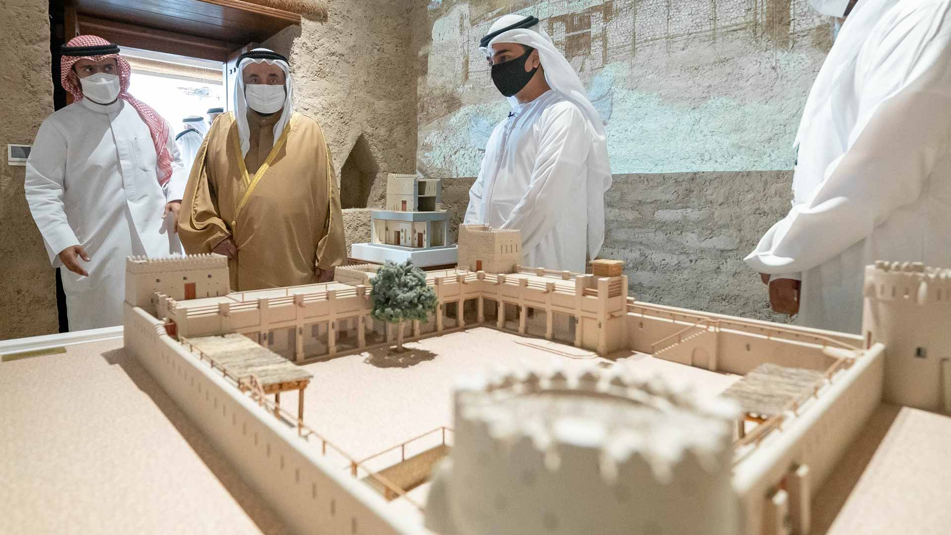 Image for the title: Sharjah Ruler inaugurates Al Dhaid Fort and nearby projects 