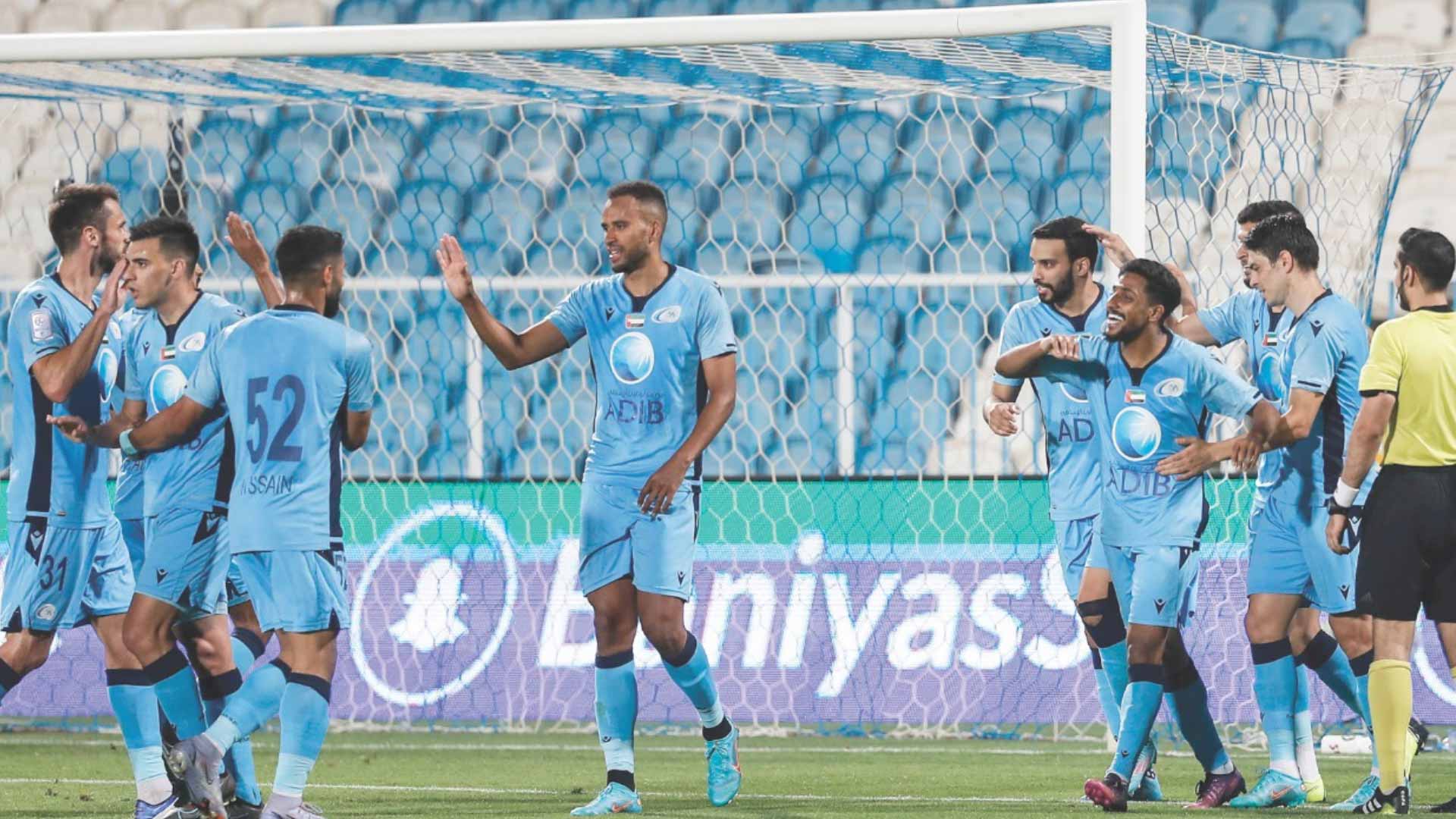 صورة بعنوان: بني ياس يهزم الظفرة بثنائية نظيفة في دوري أدنوك 