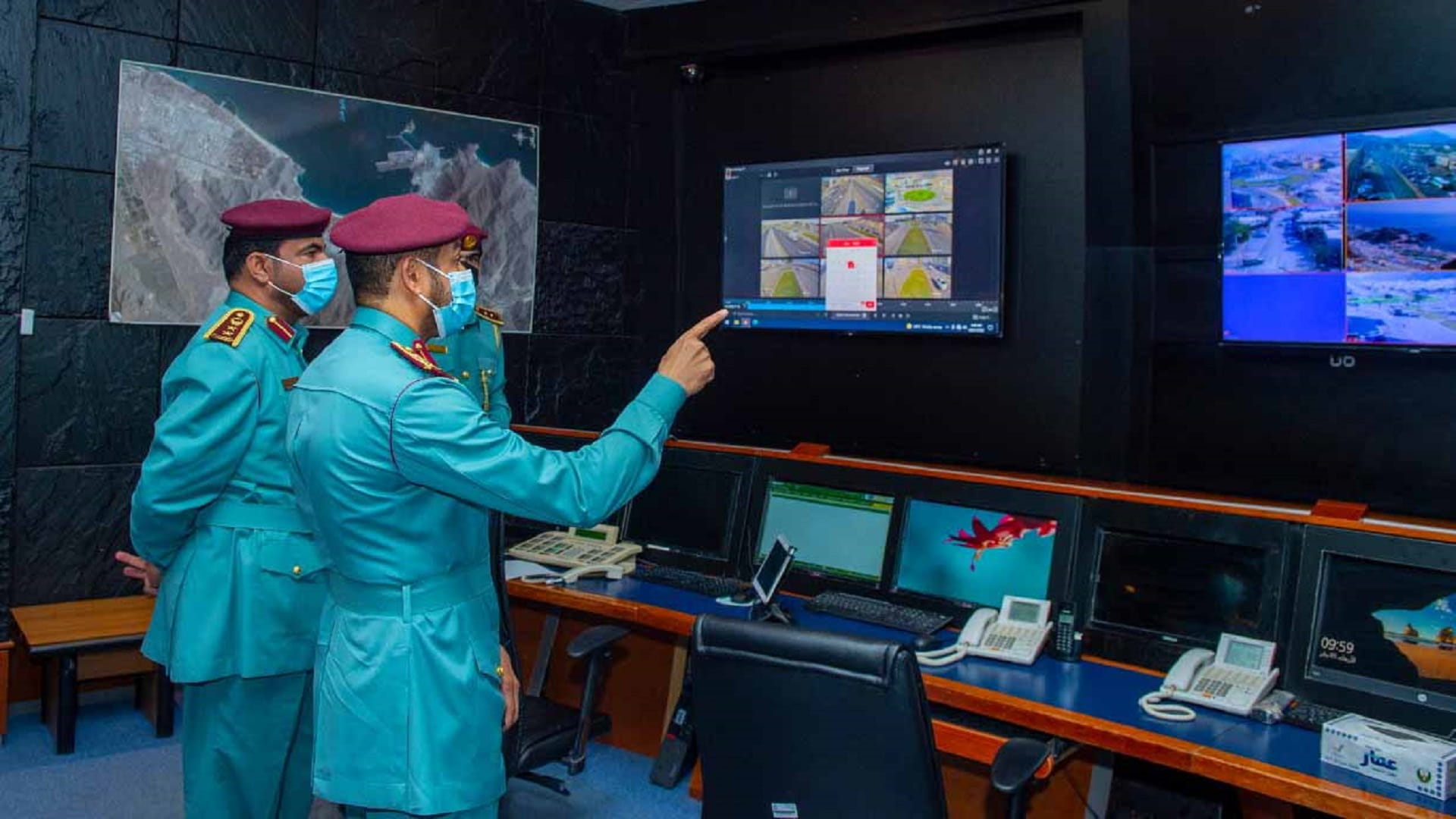 Image for the title: Brigadier General inspects Eastern Region Police Department 