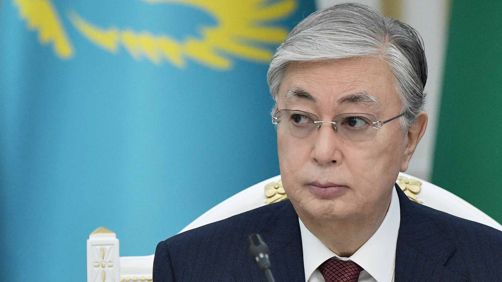 Image for the title: Kazakh pres. says constitutional order has mostly been restored 