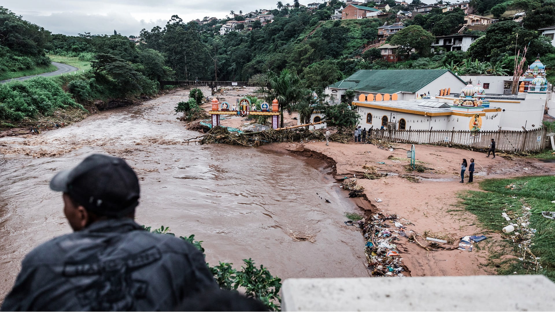 Image for the title: Six die in South African floods 