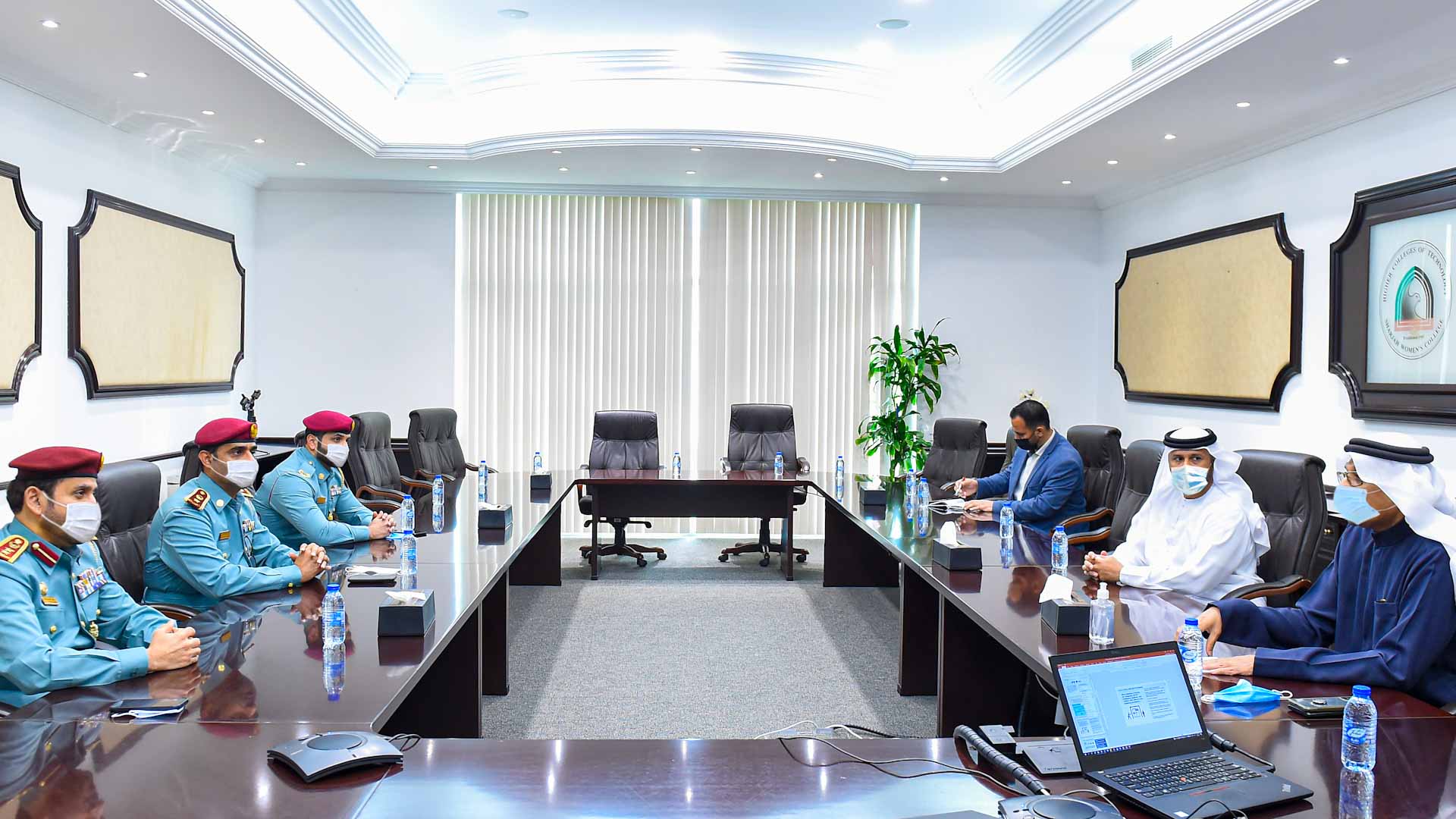 Image for the title: SPGC holds meetings with a number of Sharjah universities 