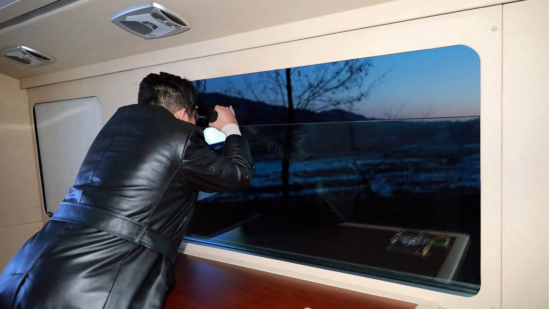 Image for the title: N.Korea's Kim urges more 'military muscle' after missile test 