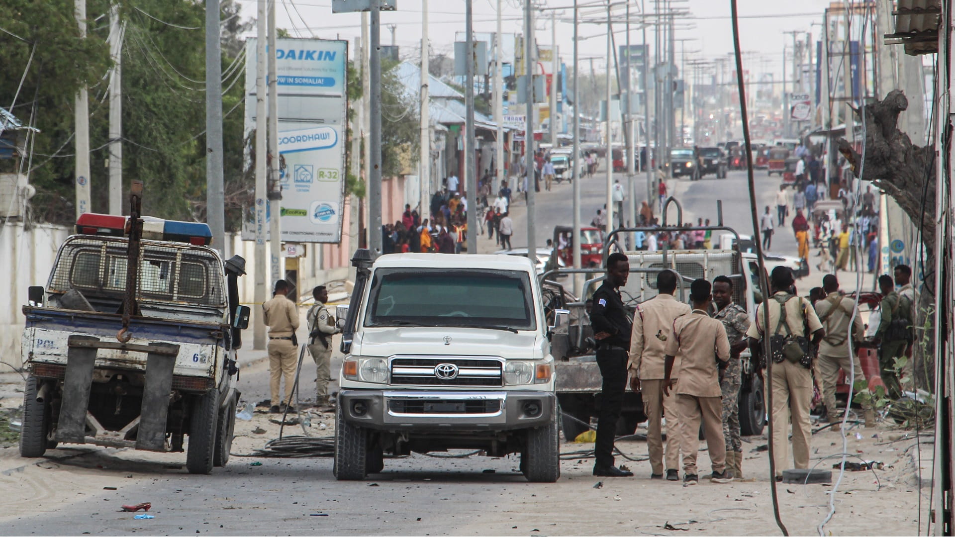 Image for the title: Six killed in ‘Al Shabaab’-claimed blast in Somali capital 