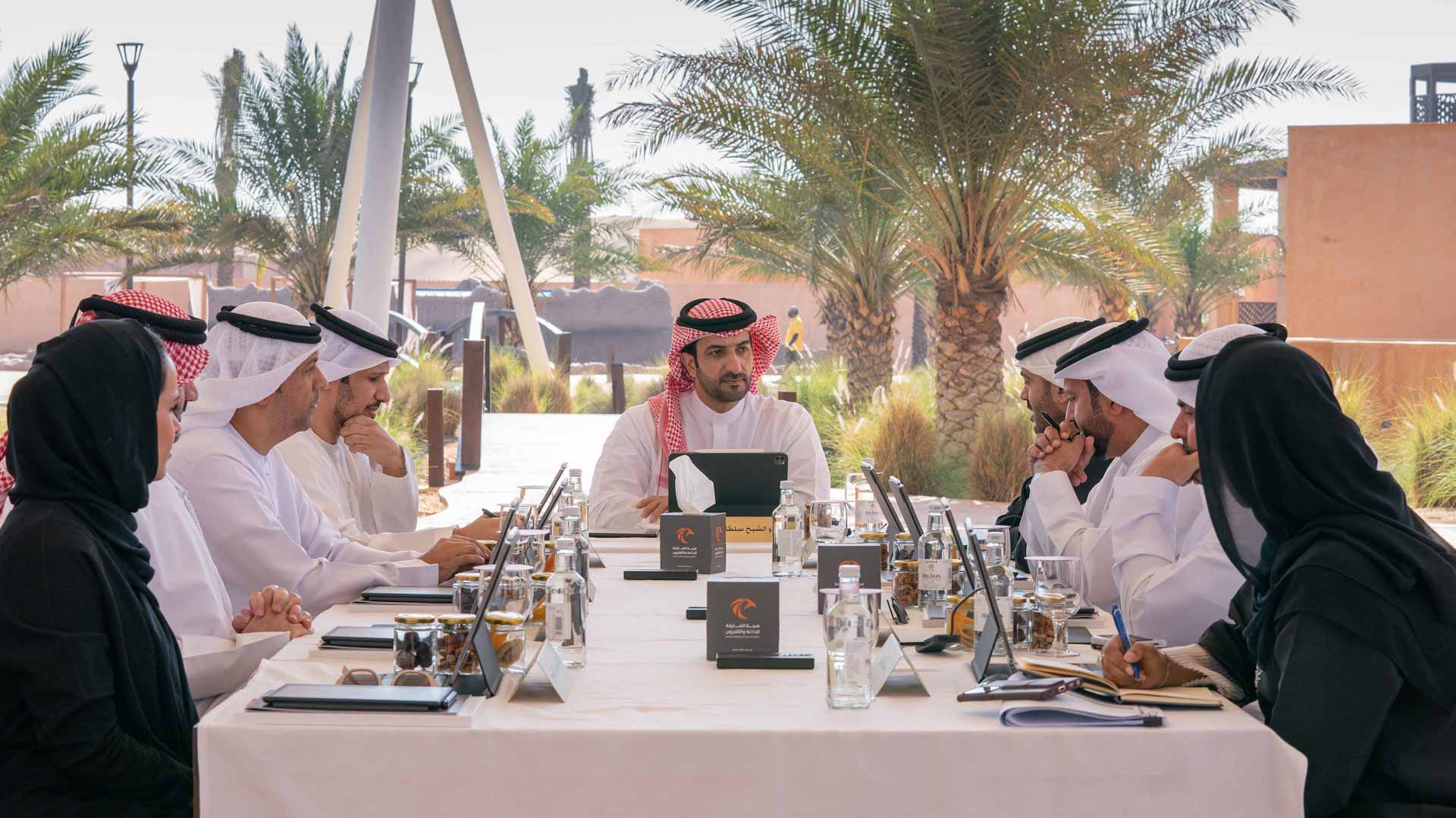 Image for the title: Sultan bin Ahmed chairs Sharjah Media Council’s meeting 