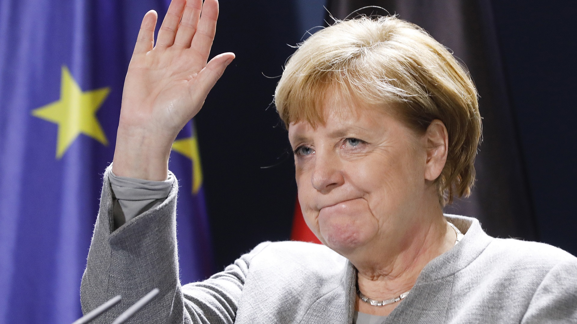 Image for the title: Retired Angela Merkel turns down UN job 