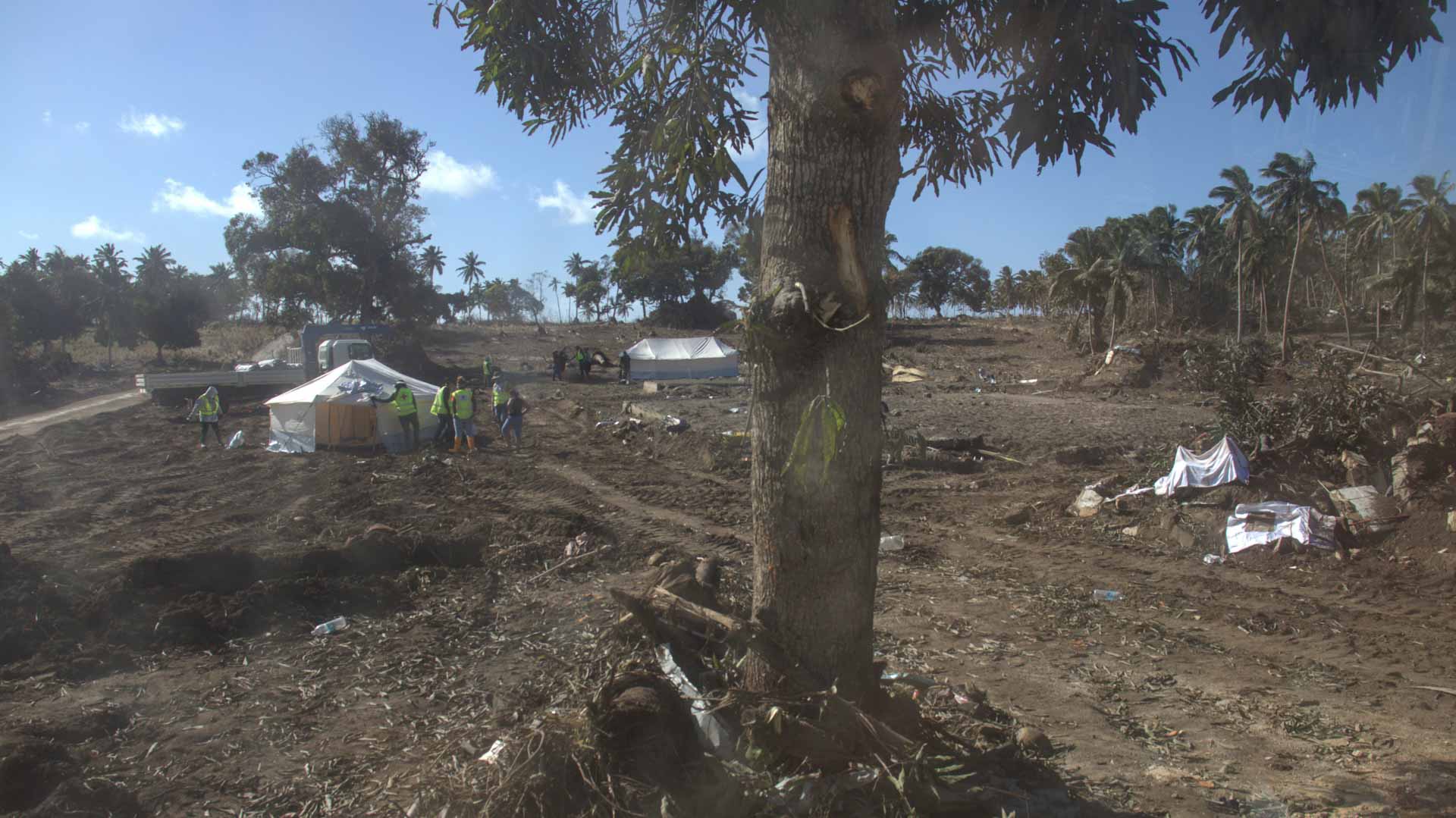 Image for the title: NZ ships deliver aid to disaster-hit Tonga 