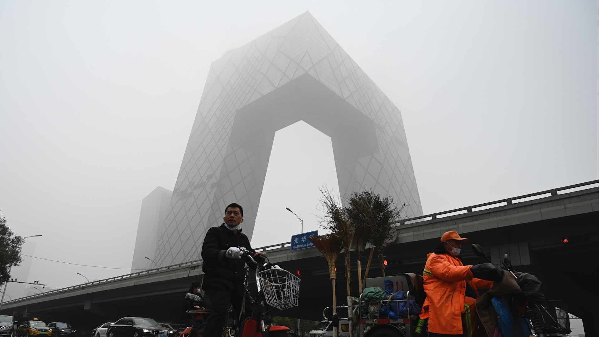 Image for the title: China warns of air pollution risk during Beijing Winter Games 