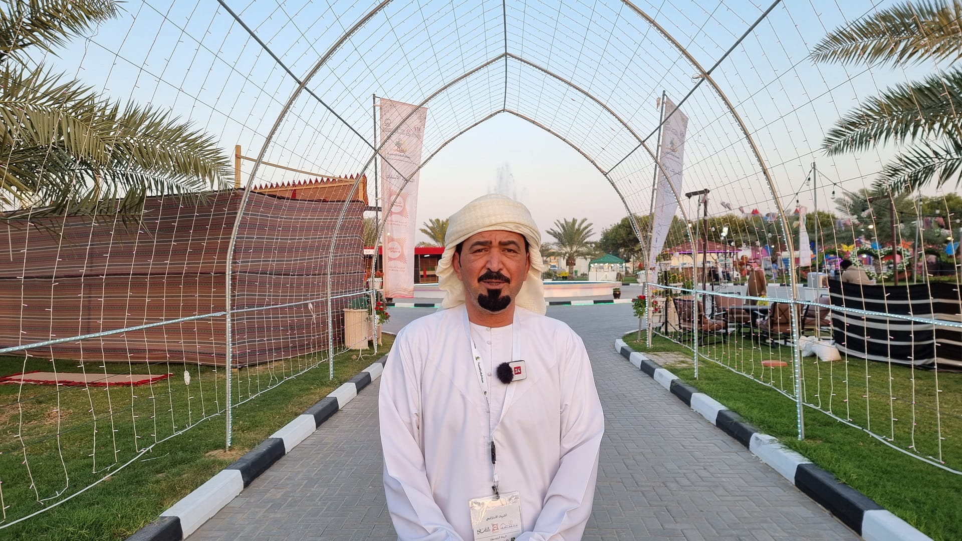 Image for the title: SP raises security awareness at Al Bataeh Folk Festival 