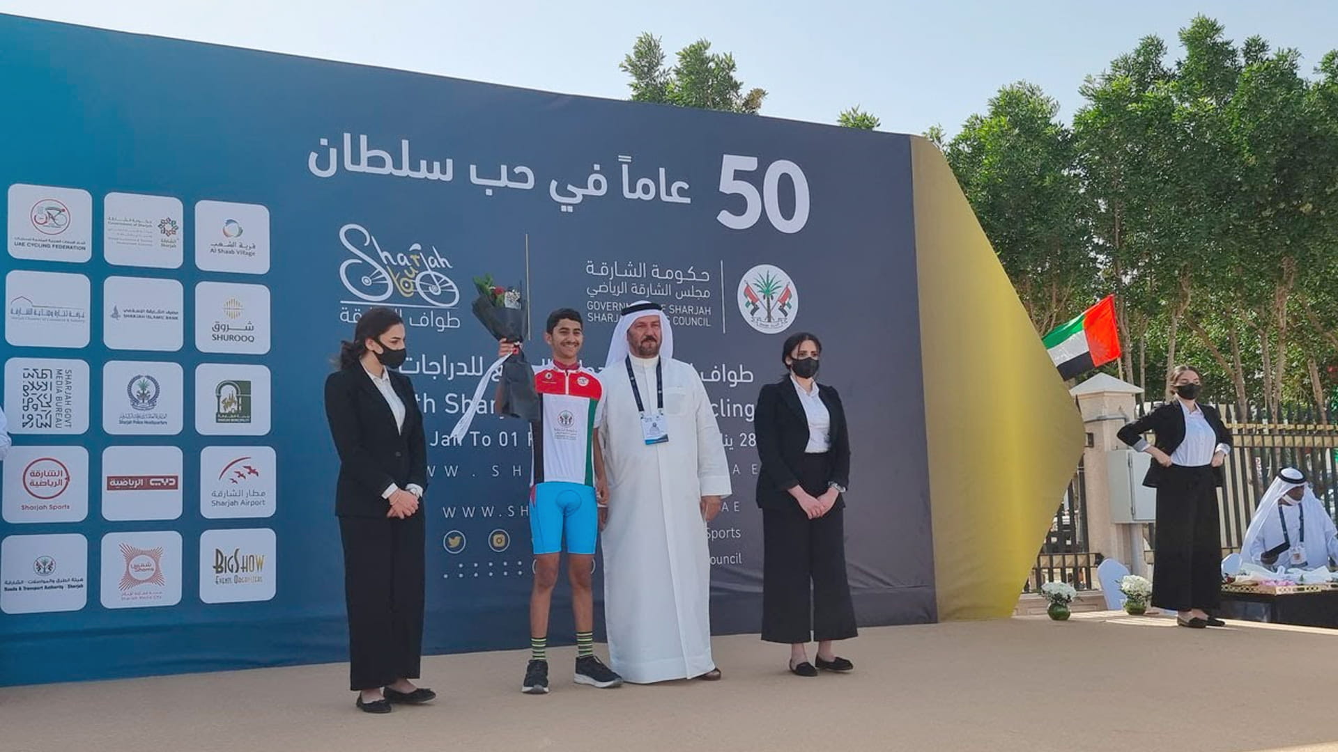 Image for the title: Sharjah Cycling Tour explores the emirate's regions 