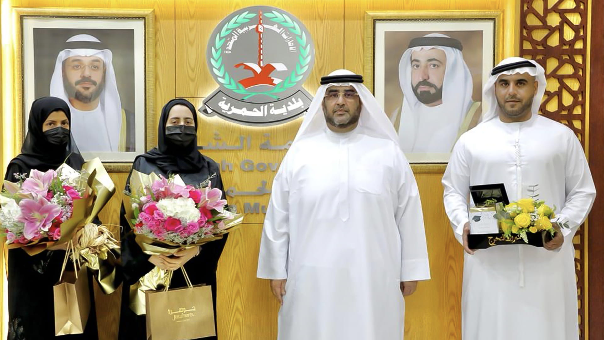 Image for the title: Al Hamriyah Municipality honours cadres for seeking knowledge 