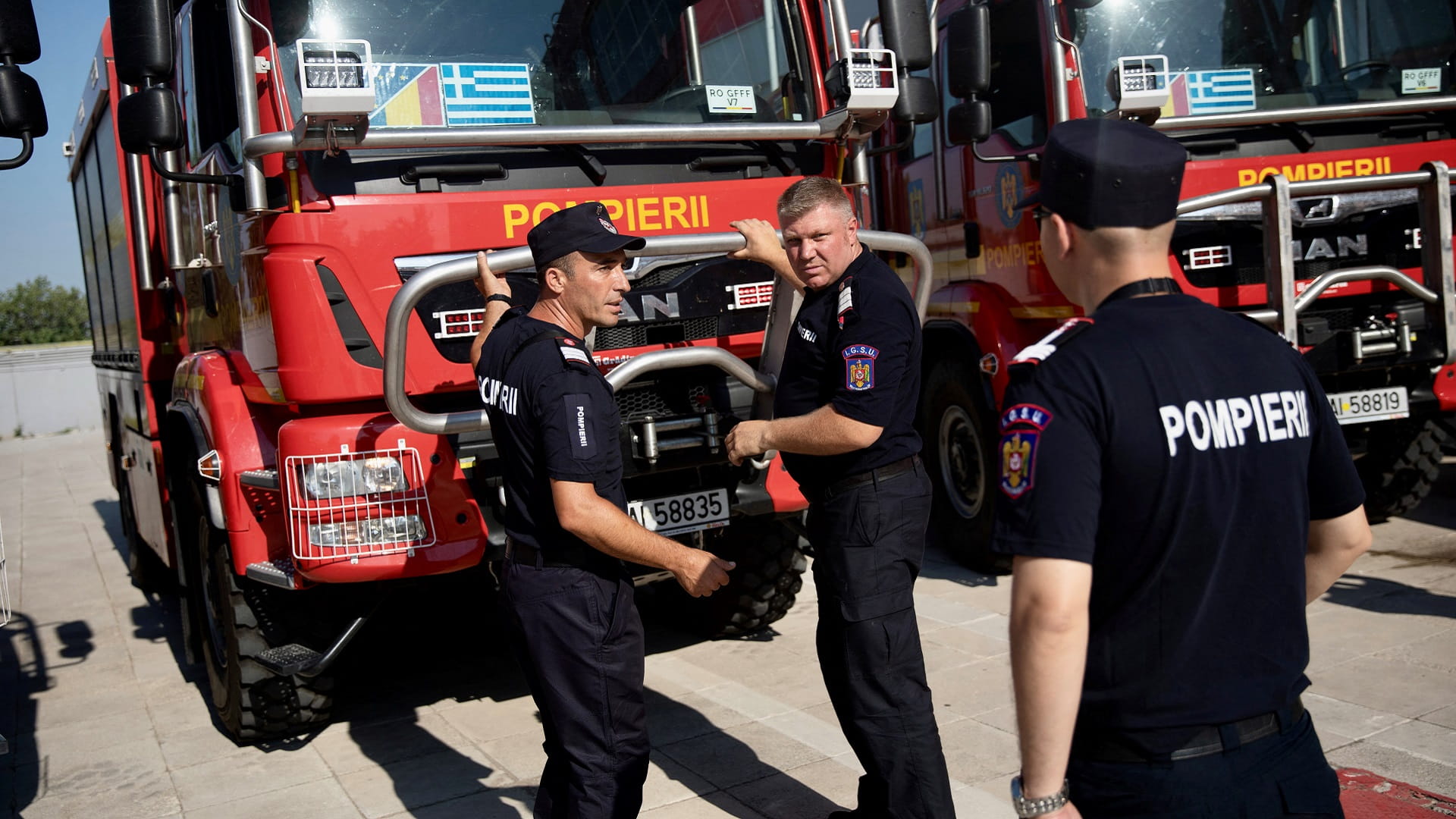 Image for the title: Foreign firefighters to backup Greece for summer wildfire season 