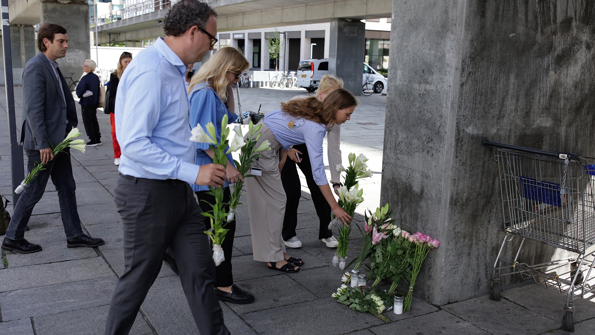 Image for the title: Copenhagen holds memorial for mall shooting victims 