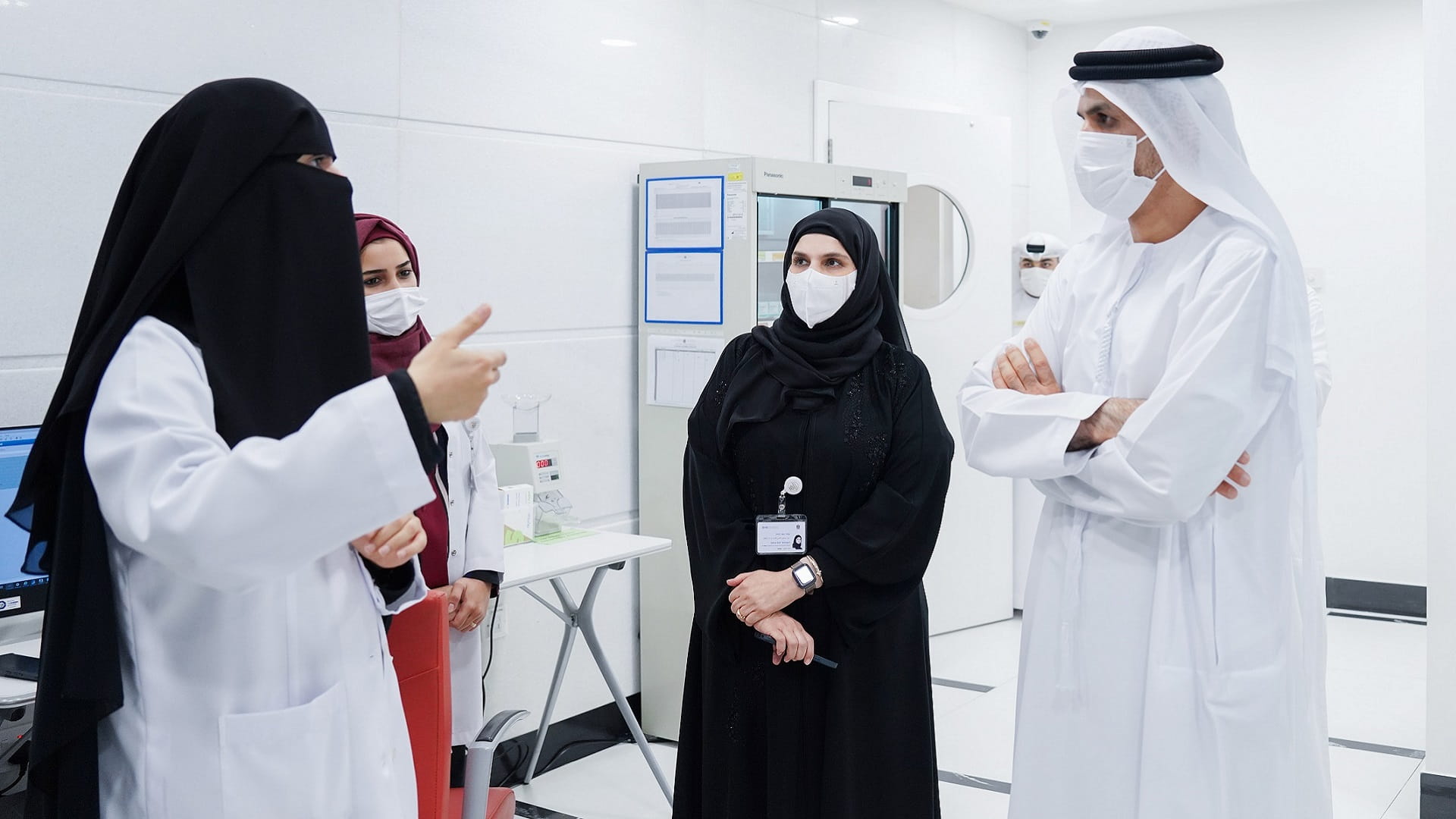 Image for the title: Al Olama and Al Serkal on Med centres’ inspection tour in Sharjah 