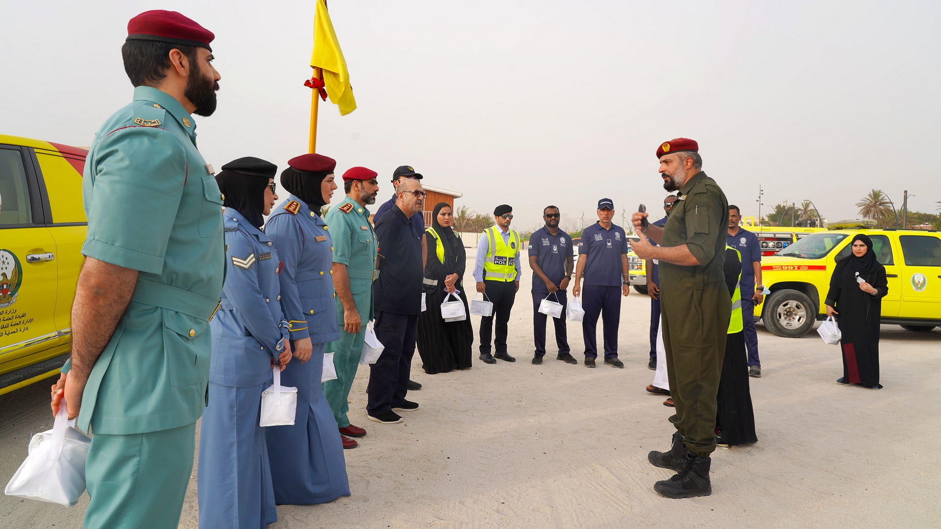 Image for the title: CSD begins summer campaign with field visits to Sharjah beaches 