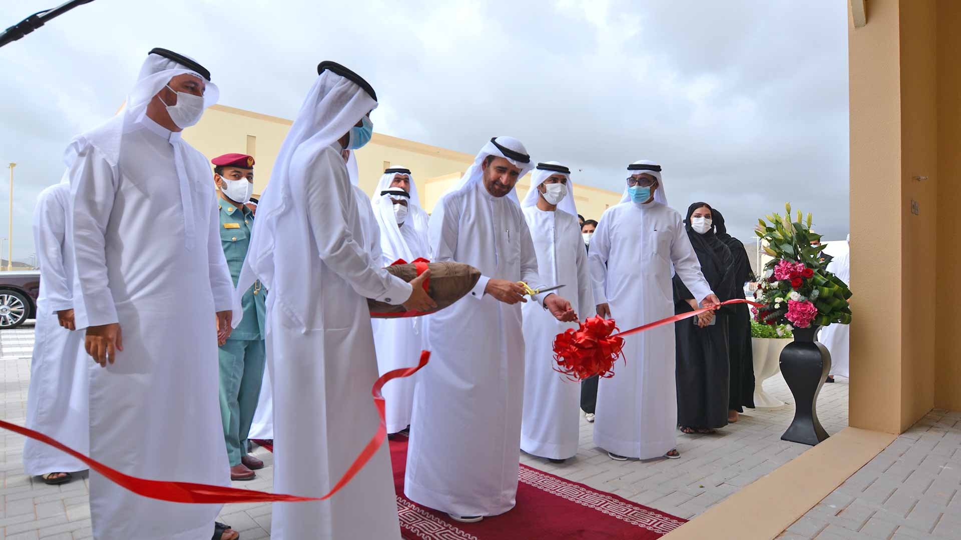 Image for the title: Haitham Al Qasimi inaugurates livestock market in Kalba 