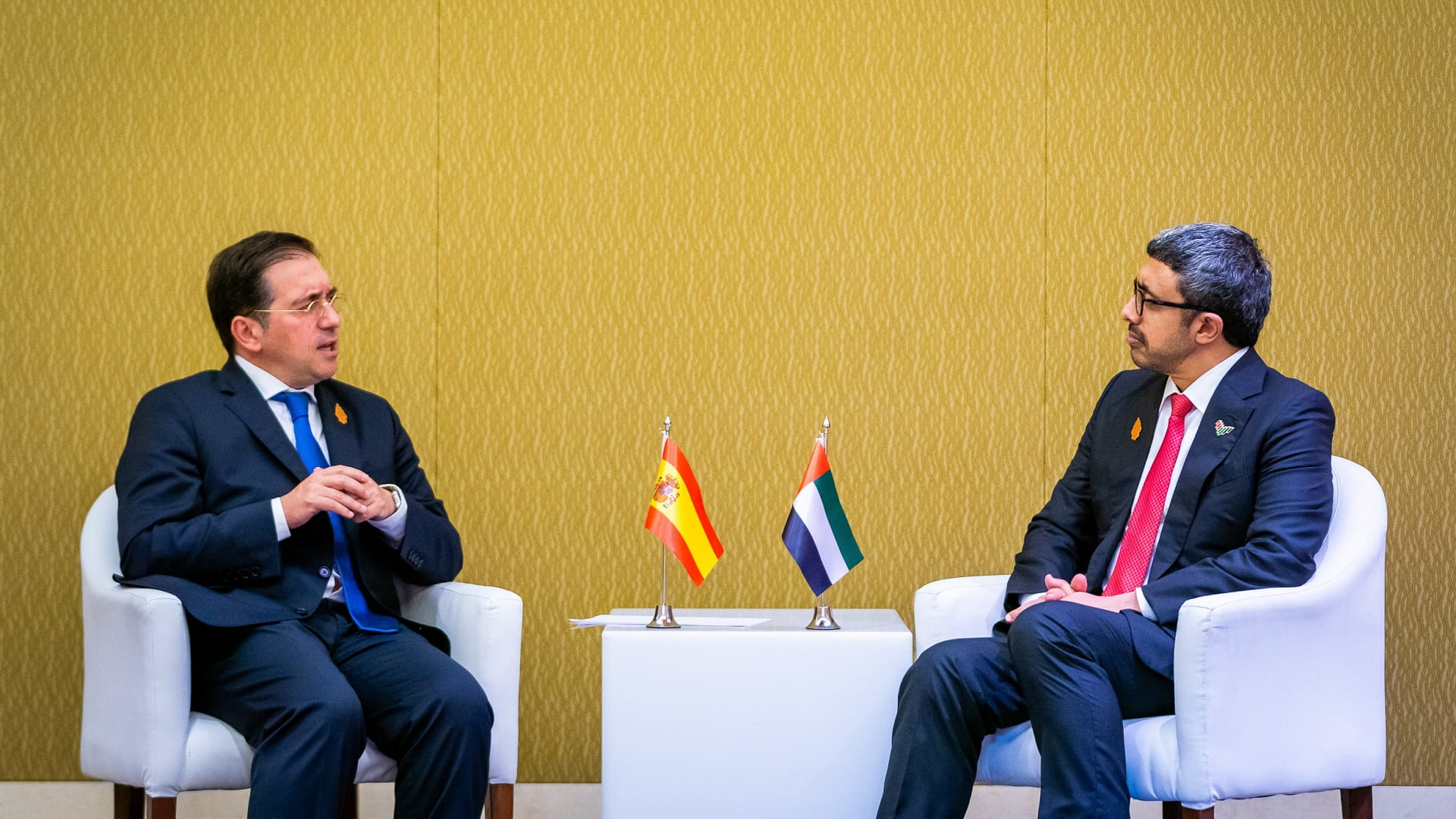Image for the title: Abdullah bin Zayed, Spanish FM discuss cooperation 