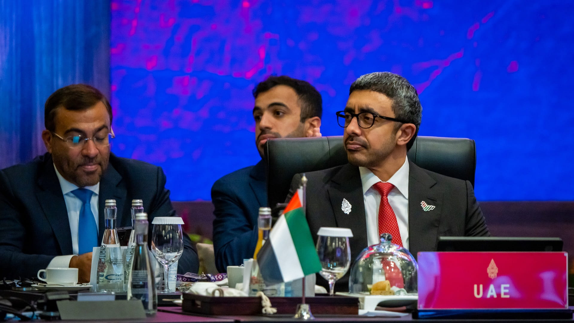 Image for the title: Abdullah bin Zayed participates in G20 Foreign Ministers' meeting 