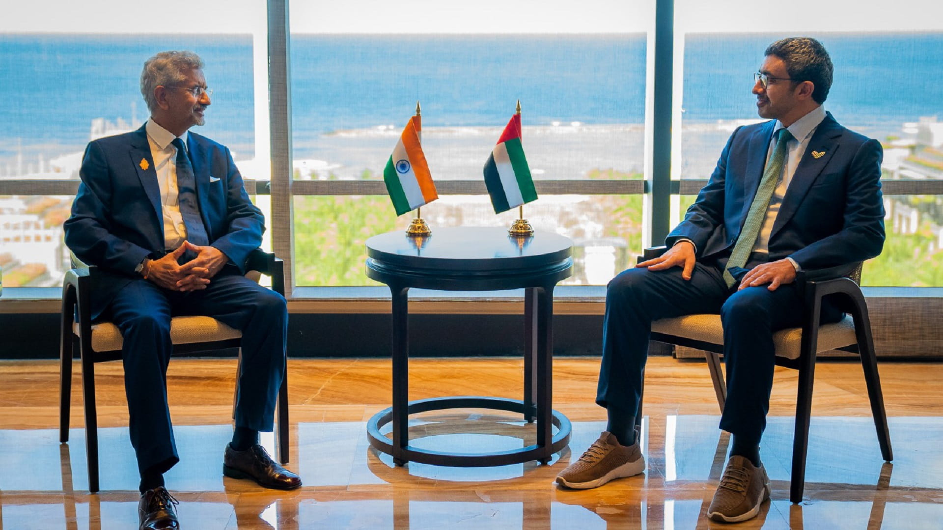 Abdullah Bin Zayed Meets Indian Counterpart In Indonesia