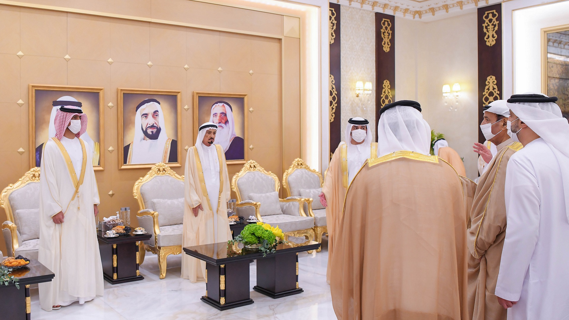 Image for the title: Ajman Ruler, CP receive well-wishers on Eid Al Adha 