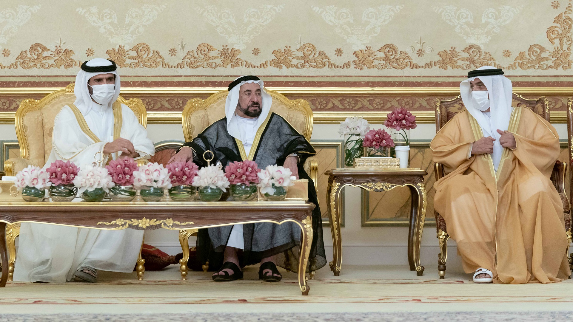 Image for the title: Sharjah Ruler welcomes more Eid Al Adha well-wishers 