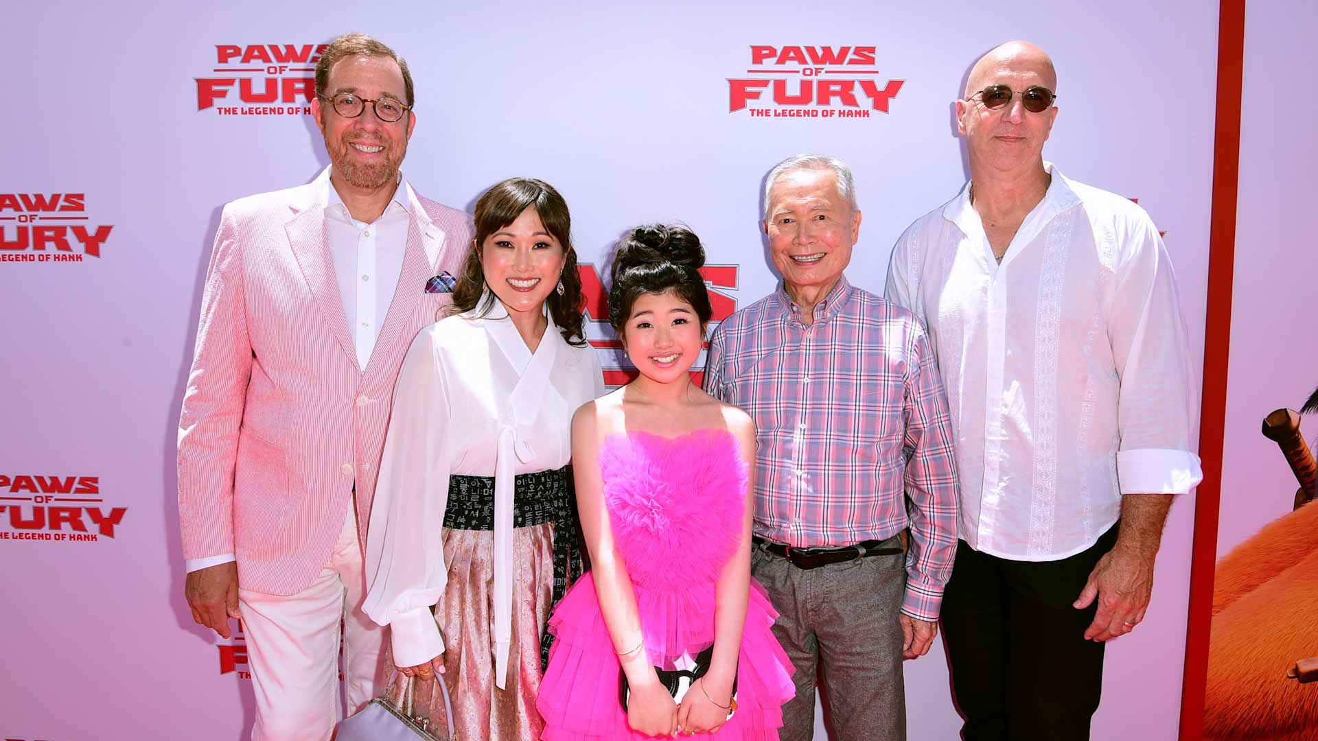 Paws of Fury: The Legend Of Hank' premiere had dogs walking red