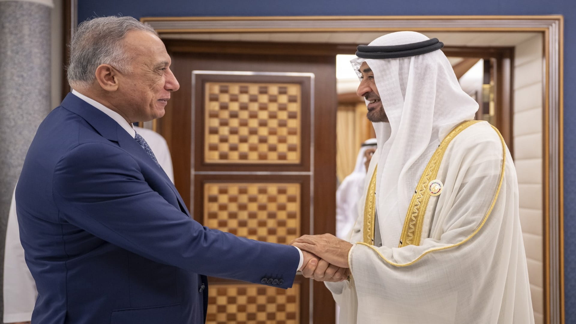 Image for the title: UAE President receives Iraqi Prime Minister 
