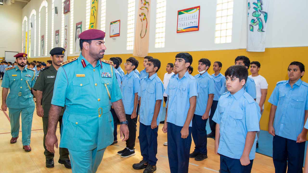 Image for the title: Al Zaabi visits "Police Friends course" in the Eastern Province 