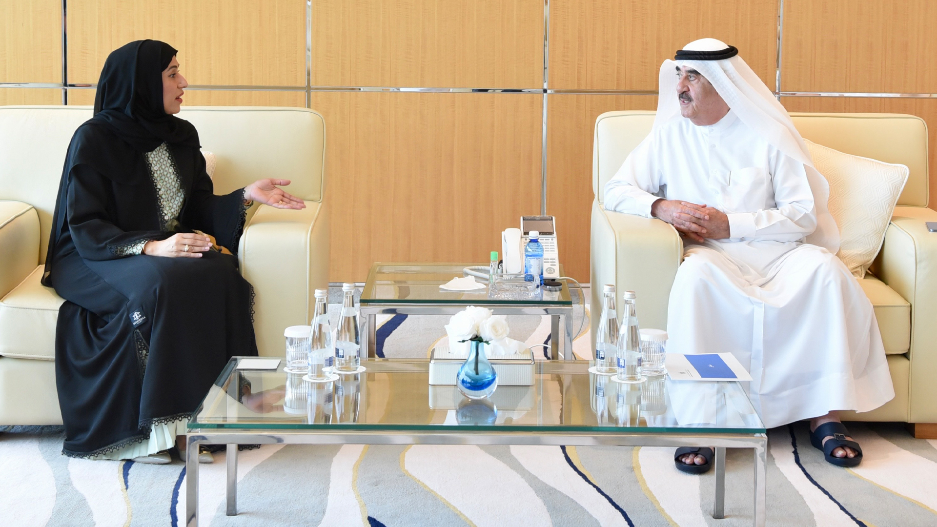 Image for the title: UAQ Ruler briefed about plans of Ministry of Community Development 